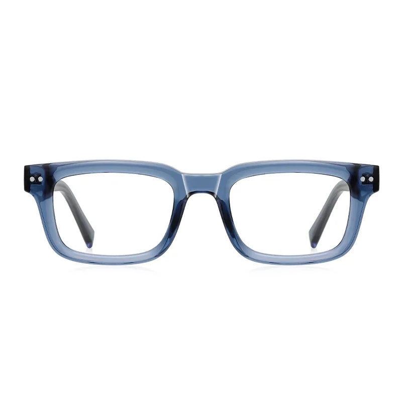 Men's glasses Square Classic Business Anti-Blue Light Reading Glasses Myopia Hyperopia Prescription Customized PFD2189