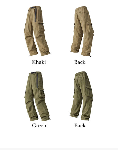 Outdoor Hiking Pants Male Waterproof Wear-Resistant Trekking Paratrooper Trousers Autumn Breathable Mountaineering Cargo Pants