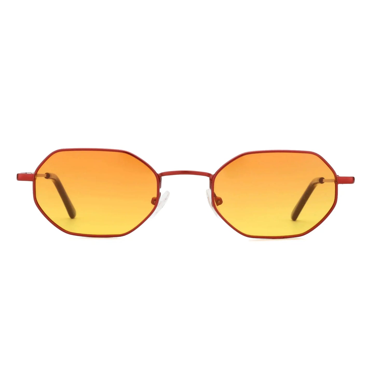 Retro Small Polygon Polarized Sunglasses Women Metal UV400 Sun Glasses Men Anti-Glare UV400 Goggles Driving Eyewear