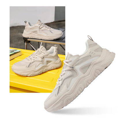 Men Casual Sport Shoes Retro Soft Lightweight Running Wear-resistant Breathable Comfortable Sneaker Male 672426772F