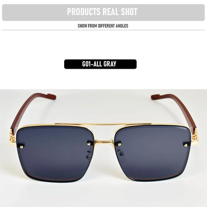UV400 Protection Square Sunglasses Women 2026 Luxury Brand Design Sunglass Men Vintage Fashion Glasses Dropshipping Gafas De Sol