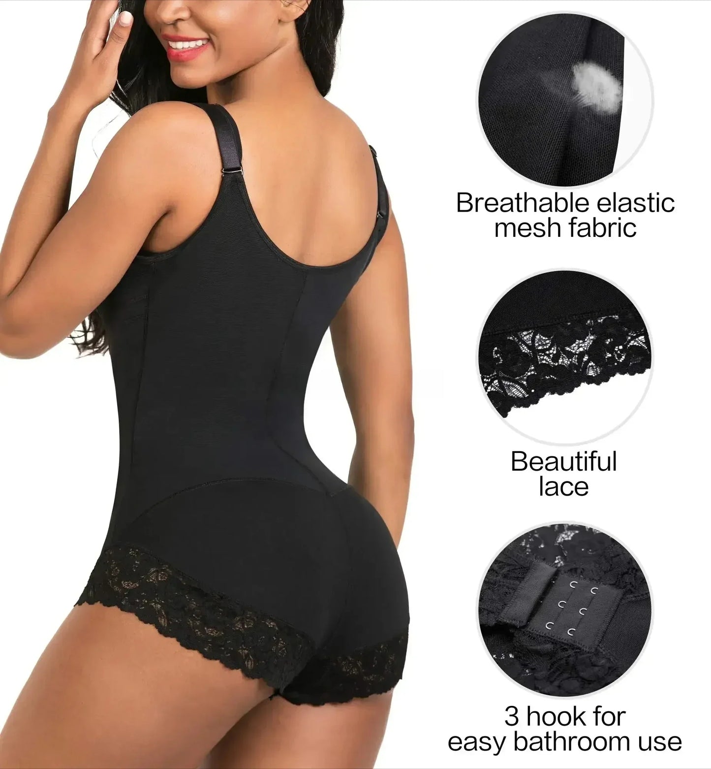 Colombian Waist Trainer for Women High Compression Body Shaper Tummy Control Girdle Slimming Shapewear for Flat Stomach