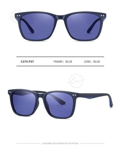 Brand Polarized Sunglasses Men Women Fashion Square Shades Leopard Frame Ladies Travel UV400 Goggles Driving Sun Glasses
