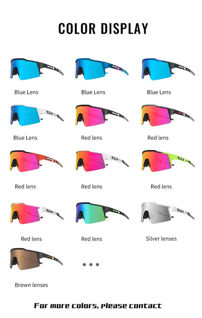 Cycling Sunglasses UV400 Cycling Glasses Polarized Built-in Myopia Frame Man Bicycle Eyewear Outdoor MTB Bike Goggles