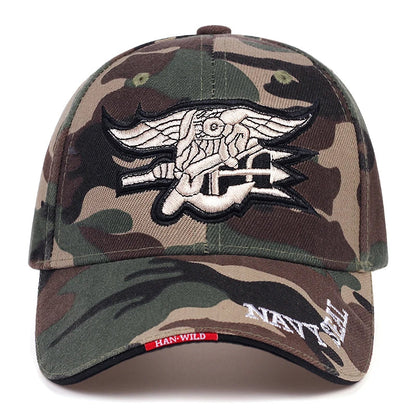 Unisex Seal Assault Team Embroidery Baseball Caps Spring and Autumn Outdoor Adjustable Casual Hats Sunscreen Hat