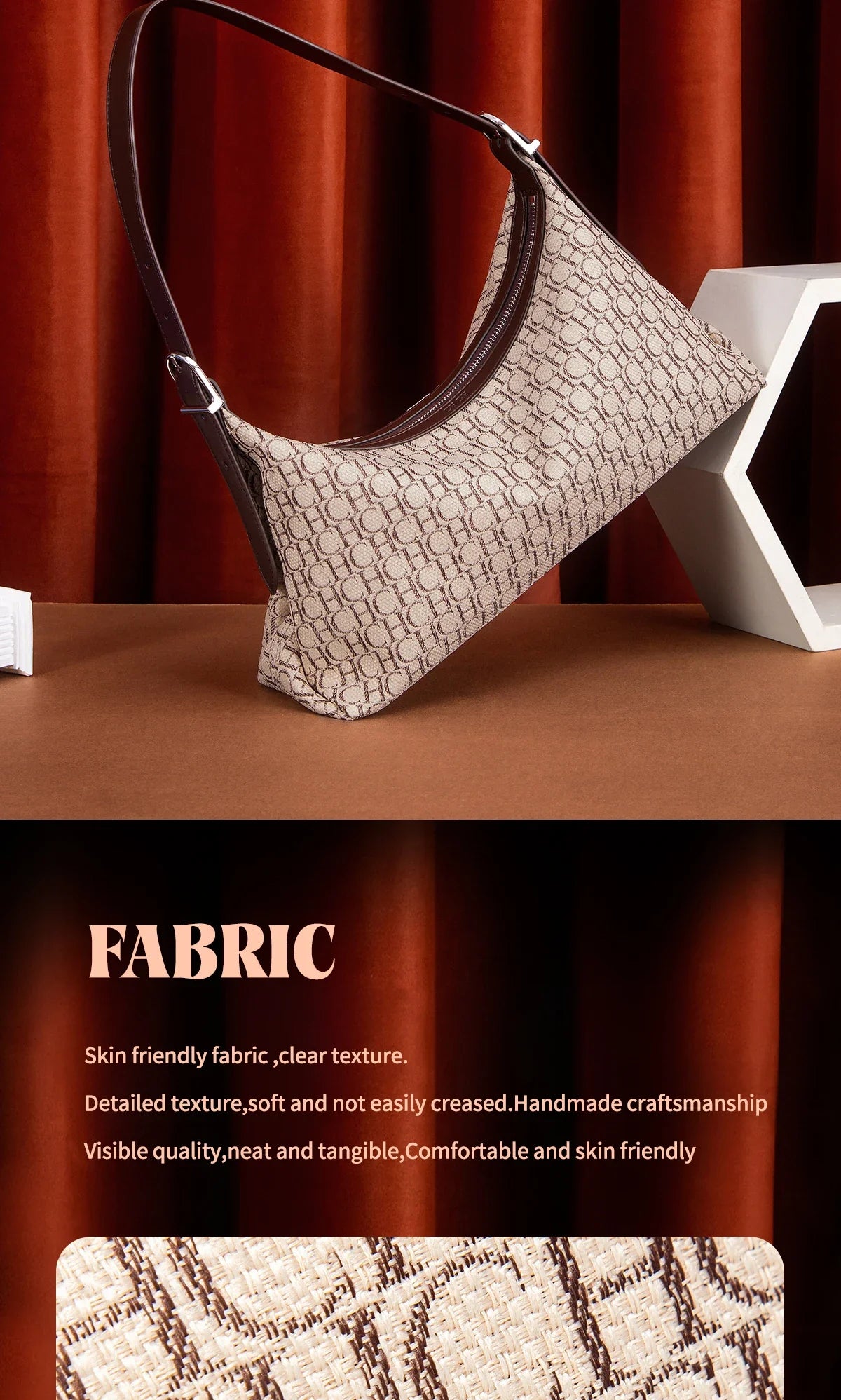 Women's Tote Bag 2025 Autumn Large Capacity Fabric Casual Hobo Bag Shoulder Bag