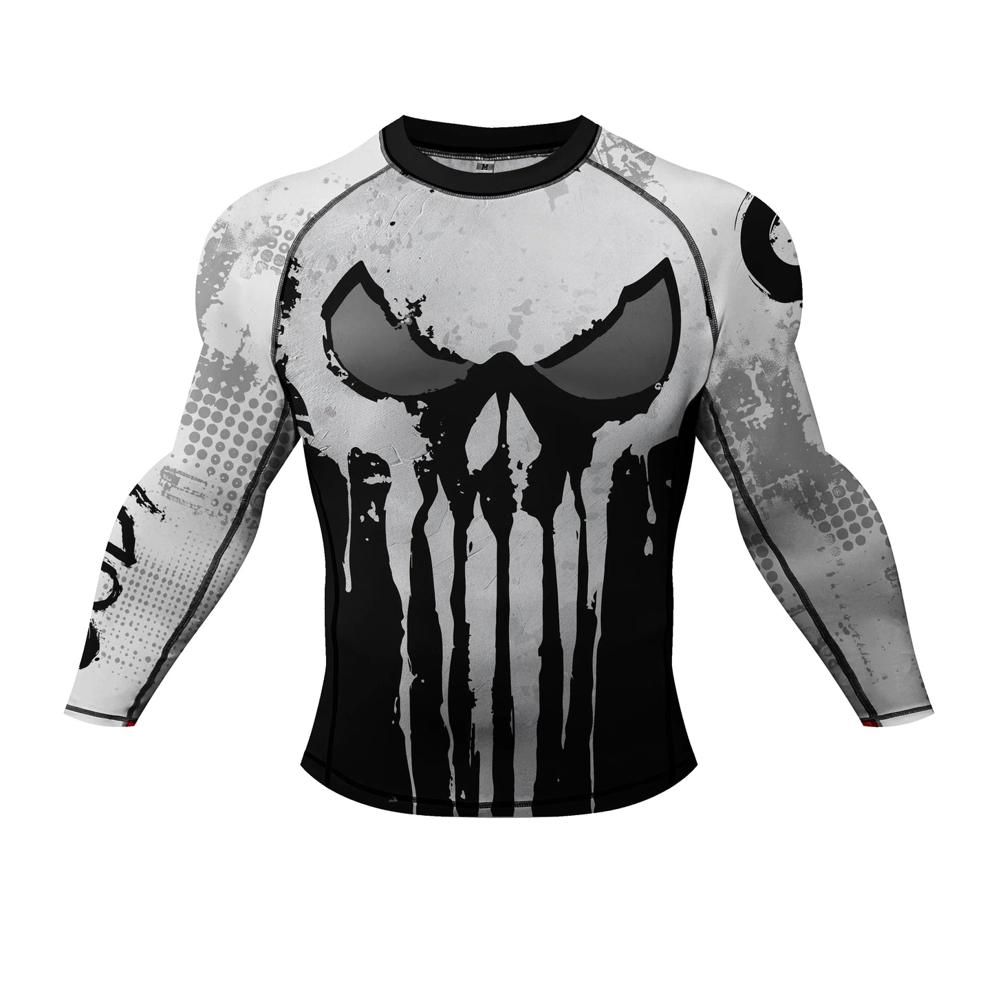 Popular Manufacturer Custom Sublimated Print Rashguard With Rubber Banding Hem Long Sleeves UV Sportswear Men Sport Gym T shirt