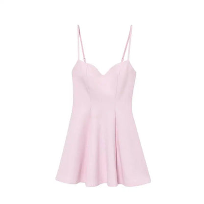 Dresses Summer Women's 2026 New Chic Slim Tube Top Elegant Mini Camisole Women's Dress Street Fashion Youth Holiday Dress
