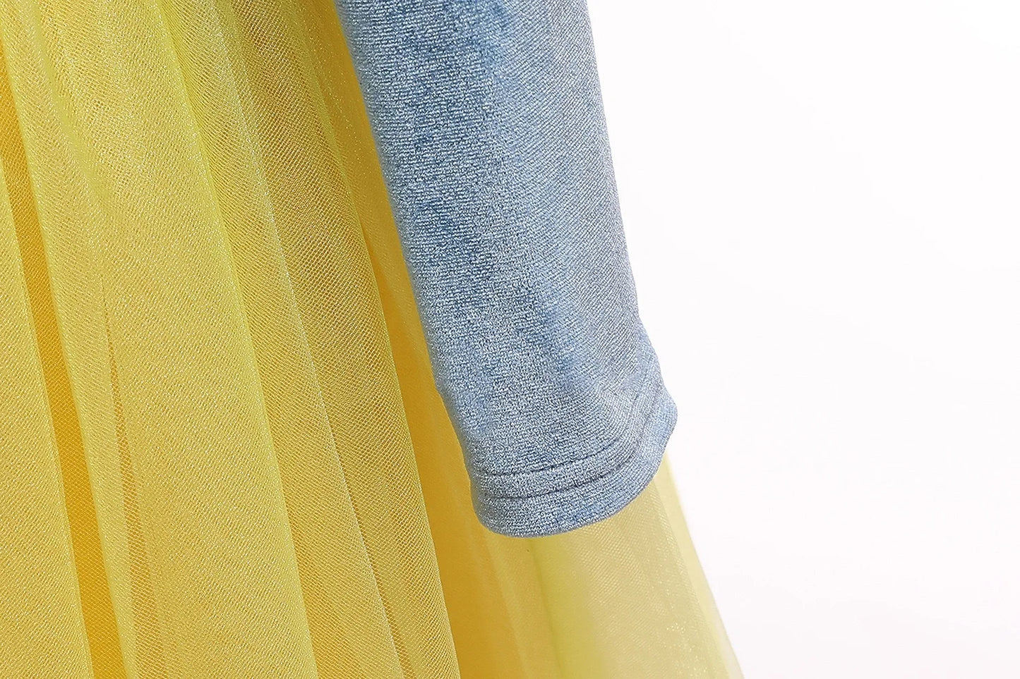 Halloween New Movie Snow White Princess Dress Girl Cosplay Yellow Snow White Party Yellow Stripe Dress Accessories Suit