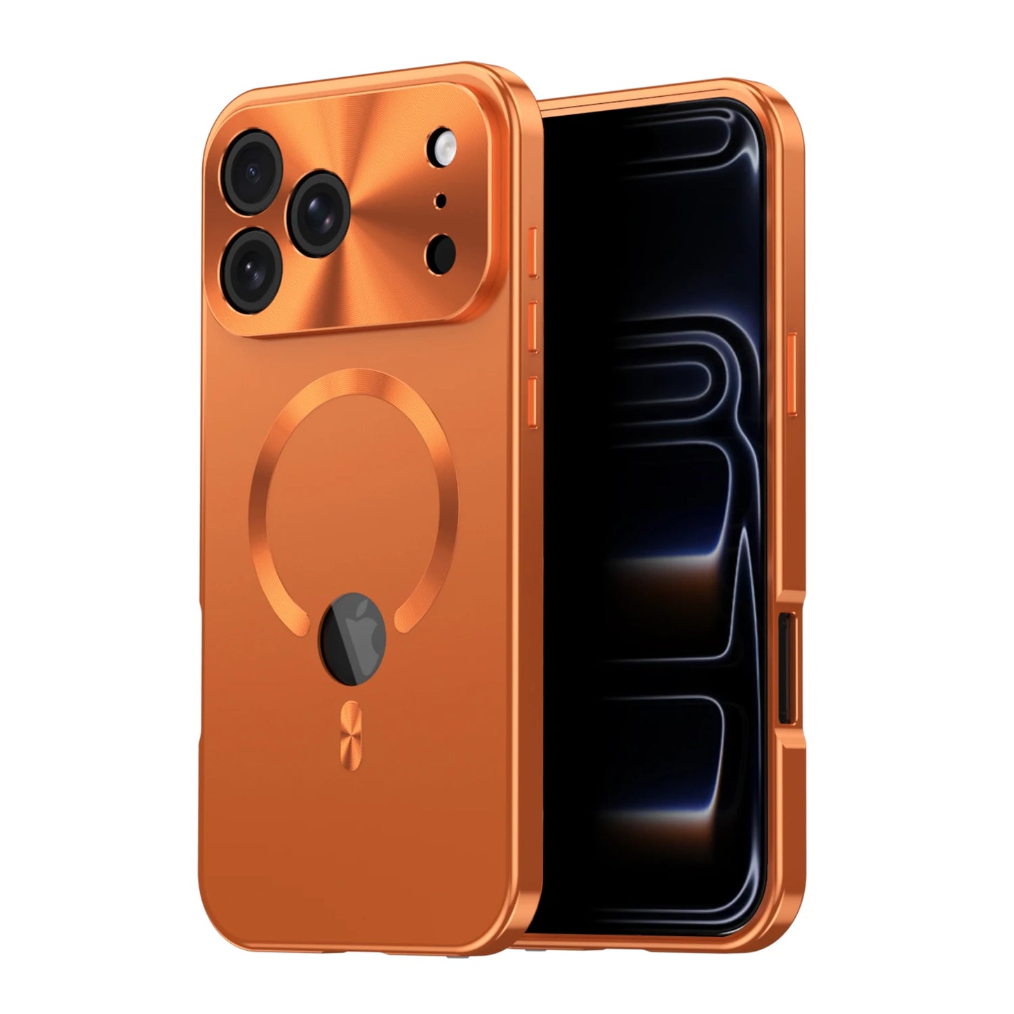 Magnetic Metal Aluminium Alloy Case for IPhone17 Pro Max 17 Pro Full Camera Lens Protective Original Color Phone Ultrathin Cover