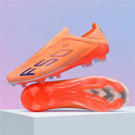 Men's High-Quality Non-Slip Football Boots High-Top Soccer Shoes Grass Cleats Futsal Sneakers for Indoor And Outdoor Matches