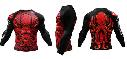 Cody Lundin Uv Sun Protection Shirt Long Sleeve Bjj Rashguard Sublimation Manto Jiujitsu Man Boxeo Tee No Gi MMA Gym Clothes