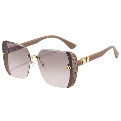 New Fashion Square Sunglasses Women Luxury Brand Anti Strong Light Vintage Large Frame Cool Sun Glasses Gafas De Sol Mujer
