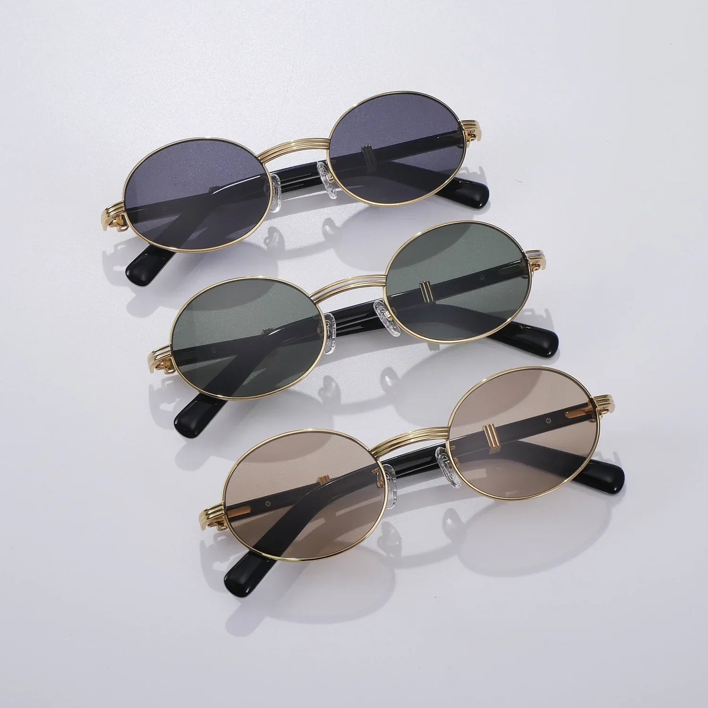 2025 New Retro Pure Titanium Acetate Sun Protection Men Sunglasses Fashion Round Outdoor Shading UV400 Driving Women Sun Glasses
