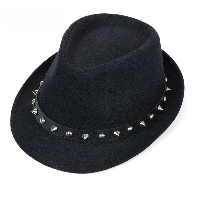 Winter Solid Fedoras For Men Top Jazz Hat Adult Bowler Hats Classic Version Chapeau Hats