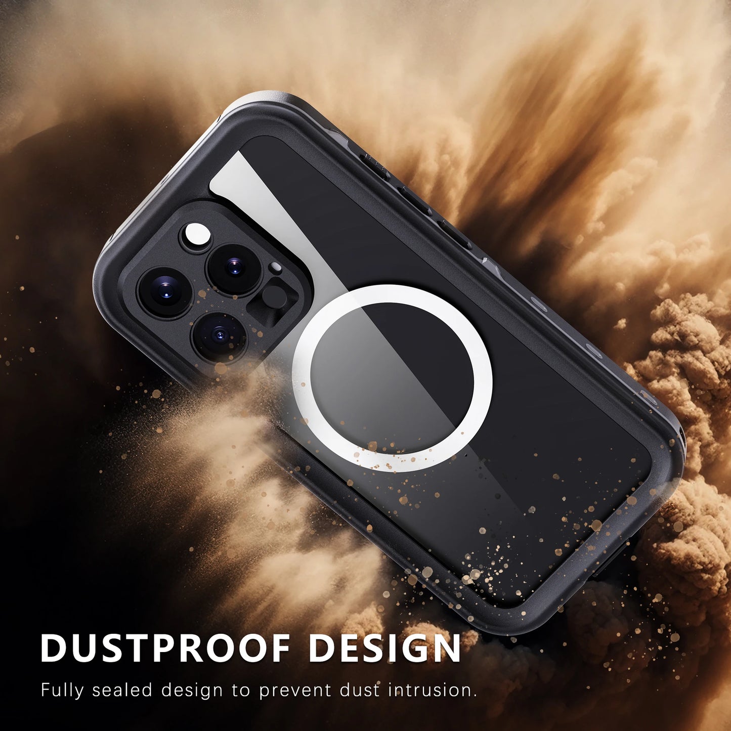 Professional Waterproof Phone Case 360° Shockproof and Dustproof IP68 (Compatible with iPhone 17 Pro/16/15/14/13)