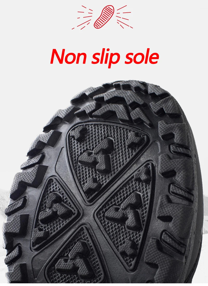 Men Boots 2026 Winter Shoes For Men Warm Snow Boots Mid-calf Men Warm Shoes Thick Plush Winter Boots For Men Women Cotton Shoes