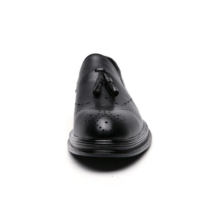 Brand Mens Leather Office Flats Wedding Banquet Luxury Loafers Comfortable Designer Oxfords Business Formal Korean Shoes for Men