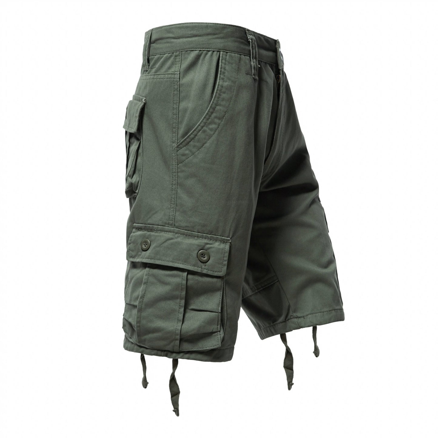 Men's Cotton Cargo Shorts Multi Pocket Tactical Half Pants Sports Casual Hiking Short Pants Fashion Y2K Male Clothes