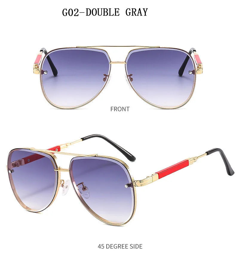Oval Sunglasses Women Trendy Vintage Fashion Glasses Designer Sunglasses For Men Luxury Shades Dropshipping Gafas De Sol Hombre