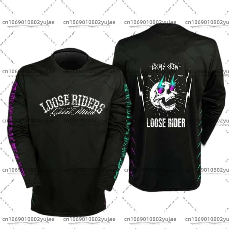 2025 newcomer motorcycle riding jerseys Loose rider shirt DH off-road motorcycle breathable sports T-shirt