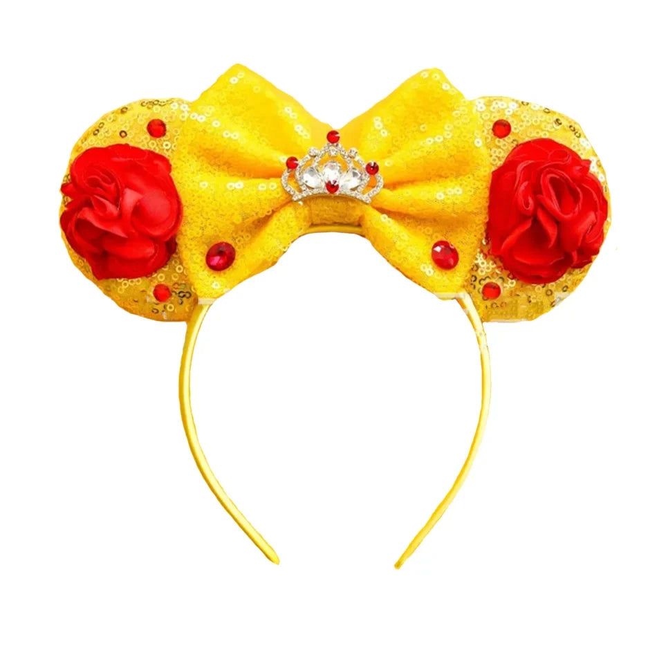 Girl Belle Dress Beauty Cosplay Costume Princess Deluxe Applique Outfit Children Birthday Party Elegant Gown Fairy Disguise Sets