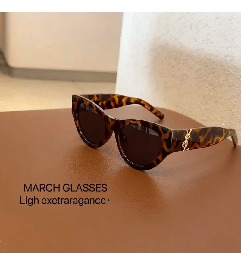 2025 New Fashion Women Sunglasses Luxury Retro Sun Glasses Cat Eye Eyewears Men Gafas De Sol Hombre Oculos De Sol Masculino