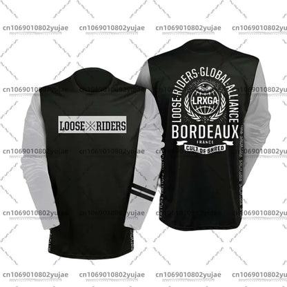 2025 newcomer motorcycle riding jerseys Loose rider shirt DH off-road motorcycle breathable sports T-shirt