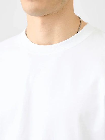 2026 Summer New Oversize 310gsm 100% Cotton T-shirts Men Quality Breathable Solid Color Comfortable Tops
