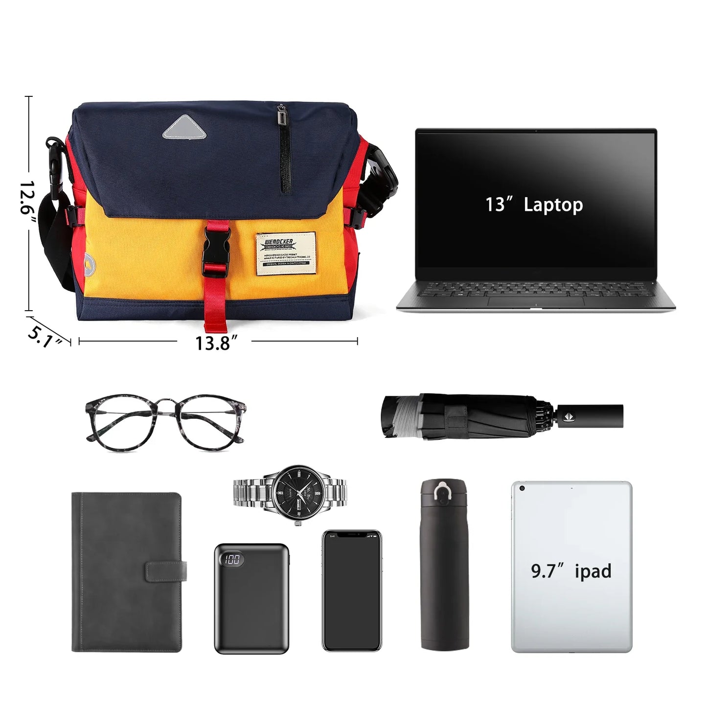 Men's Shoulder Bag Casual Waist Bag Phone Money Chest Bag Messenger Bag Cycling School Fanny Packs Mailman Bags Bolsa Masculina