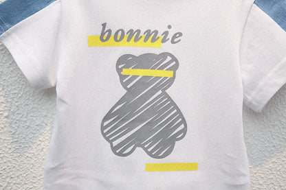 New Summer Baby Clothes For Boys Casual Cartoon T-Shirt Shorts 2Pcs/Set Toddler Costume Kids Children Outfits Infant Tracksuits
