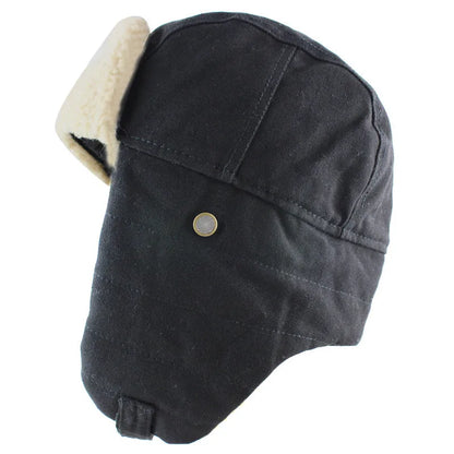 Army Military Ushanka Men&Women Windproof Winter Bomber Hats with Goggles Warm Lamb Wool Pilot Earflap Thermal Snow Cap