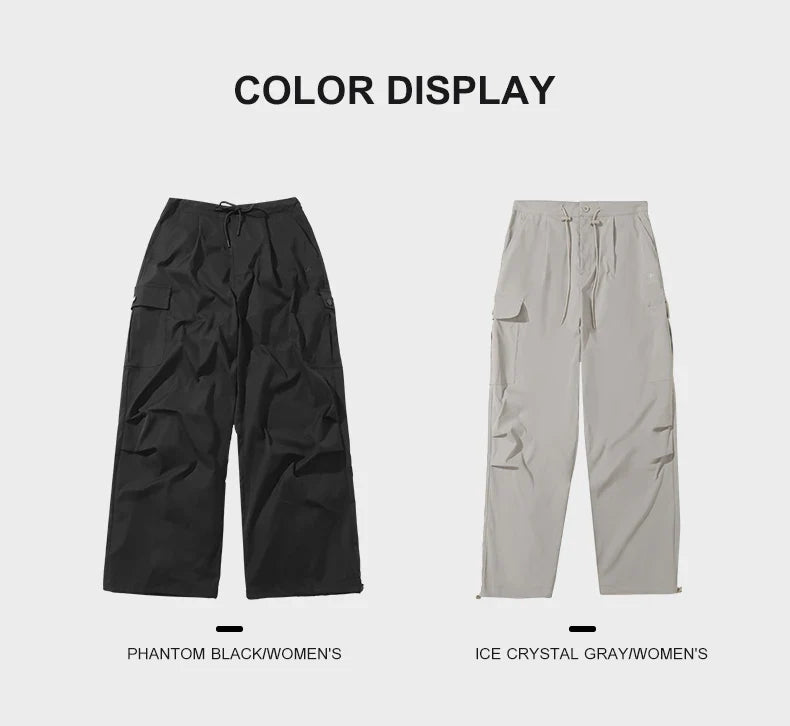Outdoor Hiking Pants for Women Men's Casual  Trousers 2024 Autumn Sports Pants Loose Functional Overalls  Windproof