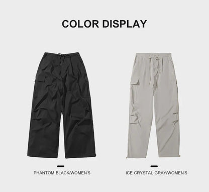 Outdoor Hiking Pants for Women Men's Casual  Trousers 2024 Autumn Sports Pants Loose Functional Overalls  Windproof