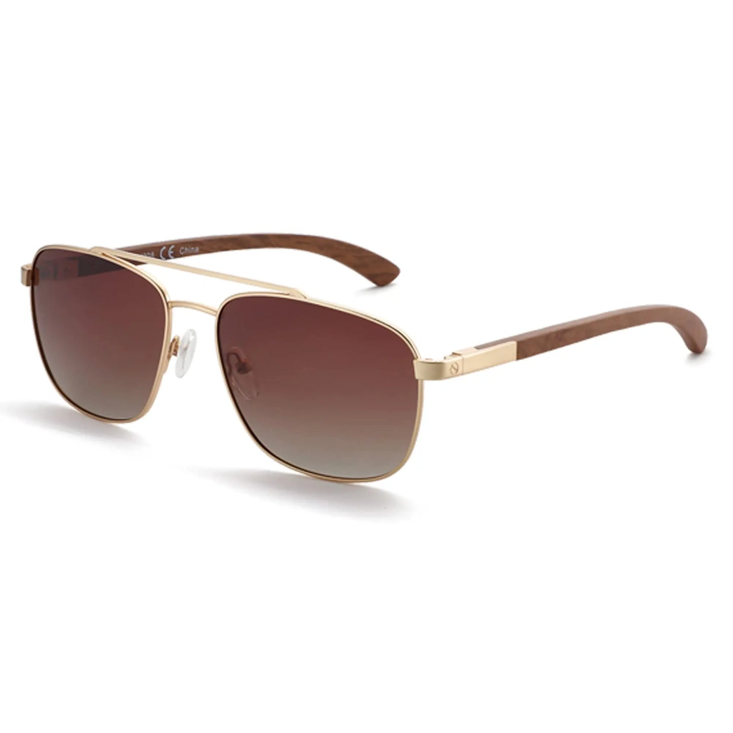 2026 Wood Polarized Sunglasses for Men100% UV Protection Fishing Driving Golf Shade Sun Glasses