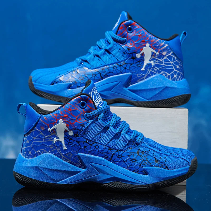 2026 Kids Sneakers Boys Basketball Shoes Children's Casual Shoes Outdoor Training Running Sneakers Child Non-slip Comfortable 8