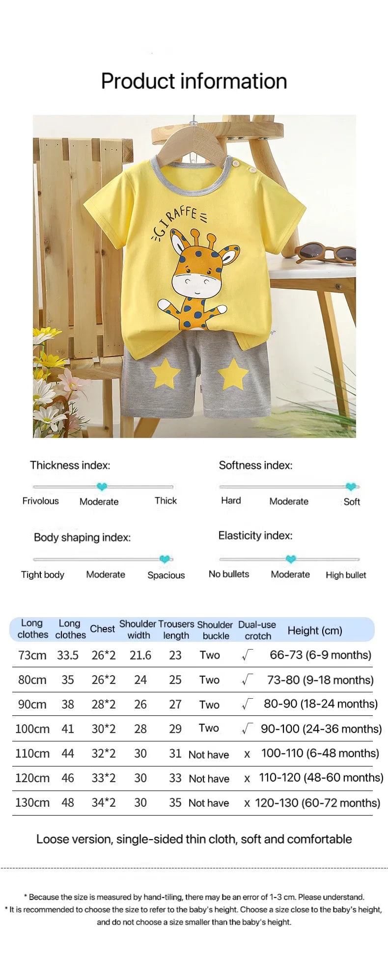 1 Sets Pure Cotton Kids Cartoon Clothing Summer Baby Fashion Short Sleeve Suits Boys Girls T-Shirts+Shorts Children Outfits