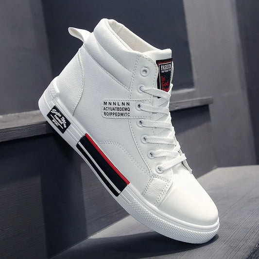 2025 new  Breathable soft sole Men's Casual Sports Shoes Korean Fashion Student jogging shoes youth board shoes