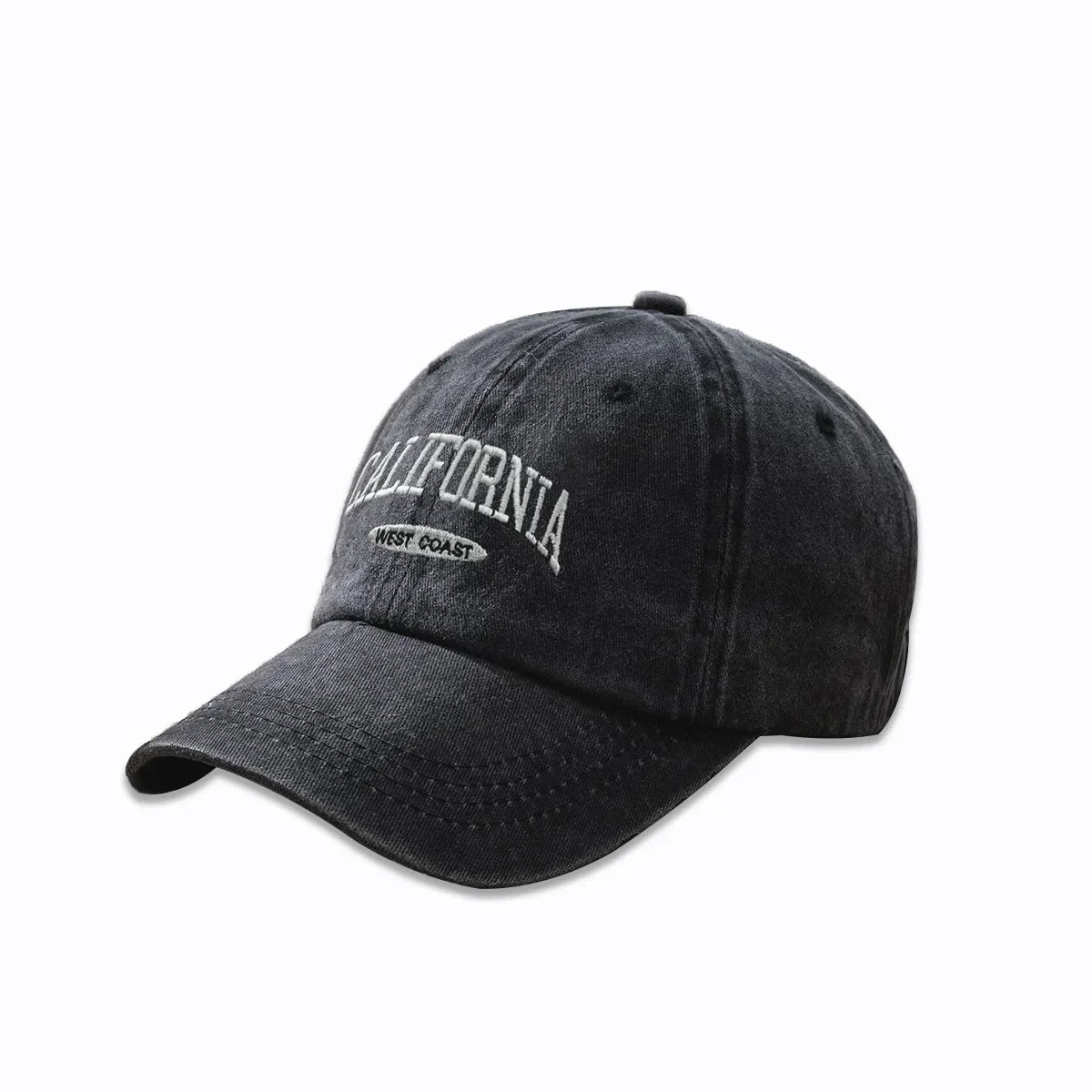 Cotton Retro Vintage Baseball Cap Men Women Denim Embroidered Letters Hat Cotton Soft Top Caps Casual Retro Unisex Hats