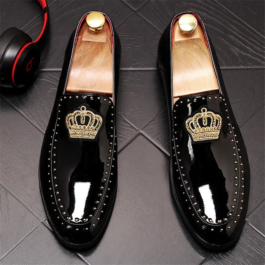 New Arrival Men's Shoes Luxury Designer Leather Casual Driving Oxfords Flats Shoes Mens Loafers Moccasins Italian Shoe For Men