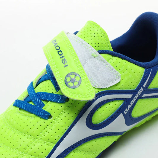 Kids Soccer Shoes Boys Grils Football Boots Non-Slip Training Indoor Outdoor Unisex Athletic Shoes Breathable Ultralight Sports