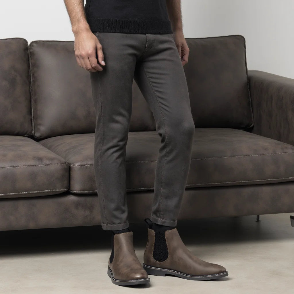 40~46 Men Chelsea Boots Brand Retro Comfortable Fashion Men Boots