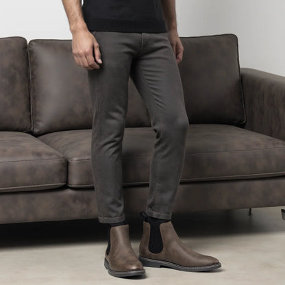 40~46 Men Chelsea Boots Brand Retro Comfortable Fashion Men Boots