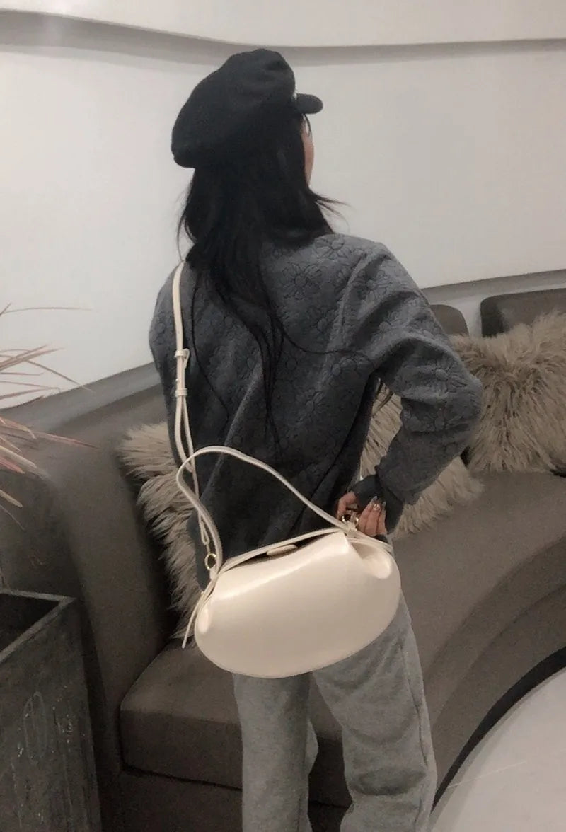 Brand Design Women Handbag PU Leather Crossbody Shoulder Bags 2026 New Luxury Lady Totes Bolsas Lady Armpit Bag Small Handbag