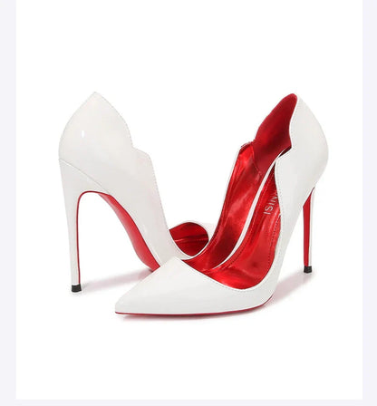 European And American Nightclubs Dressing Dance High Heels Women's Thin Heels Black Bed Pointed Toe French Single Shoes Women