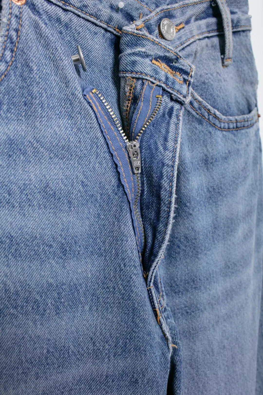 Women Fashion Denim Solid Straight Pants Jeans High Waist Full Length Casual Female Chic Lady Trousers