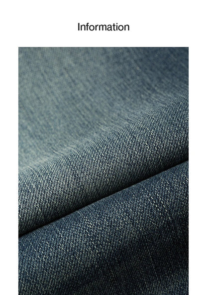 Women Denim Jeans 2025 Autumn New Lycra Stretch Straight Wide Leg Long pants