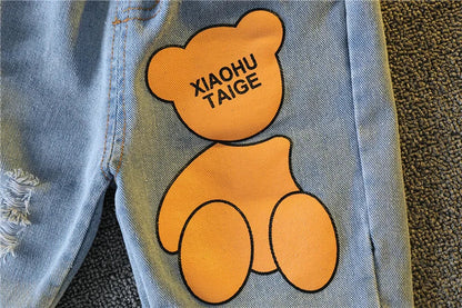 New Summer Baby Girls Clothes Suit Children Boys Fashion Cartoon T-Shirt Shorts 2Pcs/Sets Toddler Casual Costume Kids Tracksuits