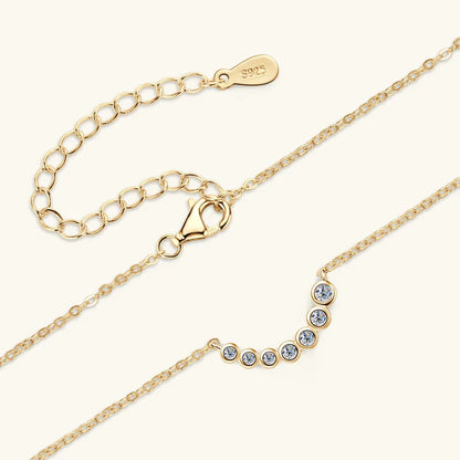 Collares Mujer 925 Sterling Silver Clavicle Necklace For Women Exquisited 7 Stones Moissanite Pendant Necklaces Jewellry