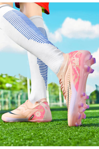 New Men Soccer Shoes Breathable Unisex Football Boots Professional Training Ultralight Wholesale Indoor Futsal Drop Shipping